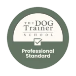 The Dog Trainer School Professional Standard accreditation badge